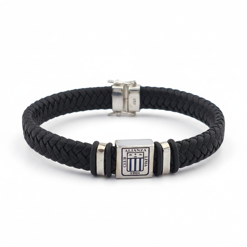 Pulsera de Cuero Alianza Lima