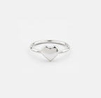 Anillo Corazón de Plata