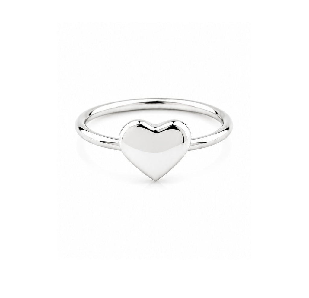 Anillo Corazón de Plata