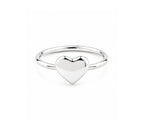 Anillo Corazón de Plata
