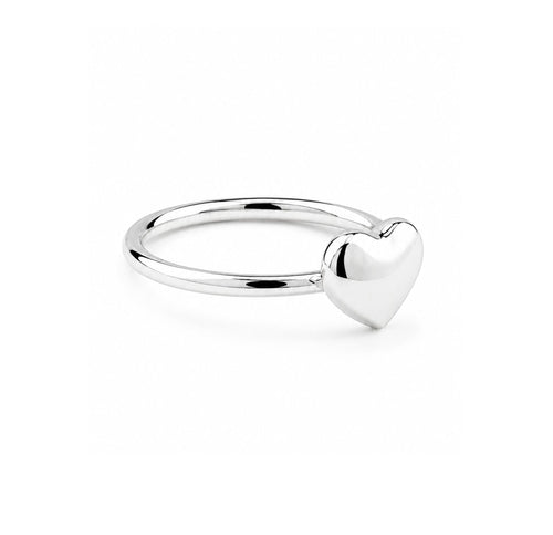 Anillo Corazón de Plata