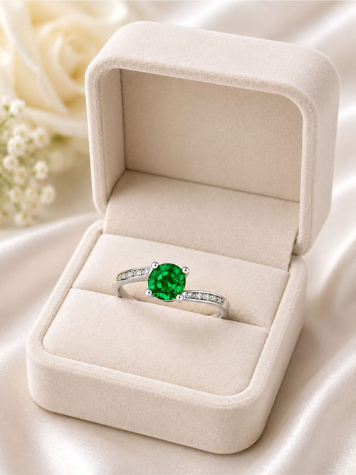 Anillo Encuentro Esmeralda Eterna
