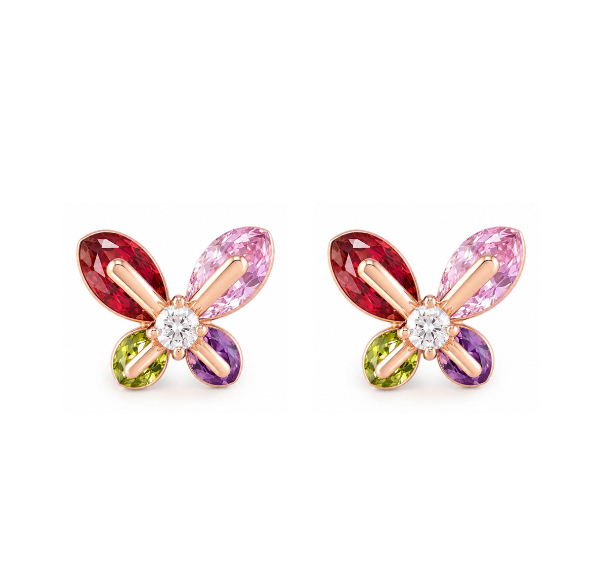 Aretes Mariposa Aurora