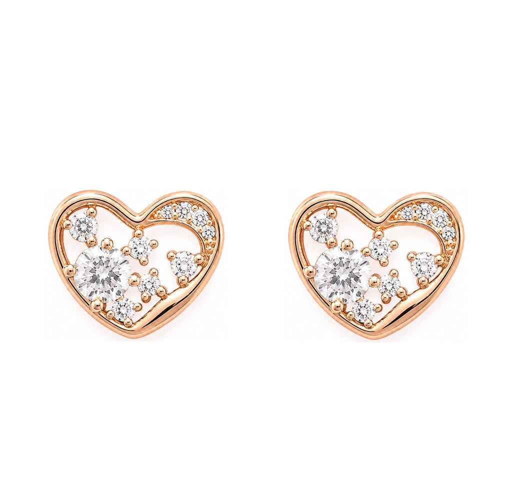 Aretes Corazón Destello