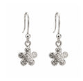Aretes Pétalo de Plata