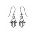 Aretes Colgantes Hamsa Protectora