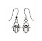 Aretes Colgantes Hamsa Protectora