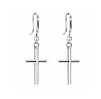 Aretes Colgantes Cruz de Fe