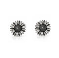 Arete Girasol Ebano
