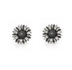 Arete Girasol Ebano