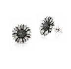 Arete Girasol Ebano