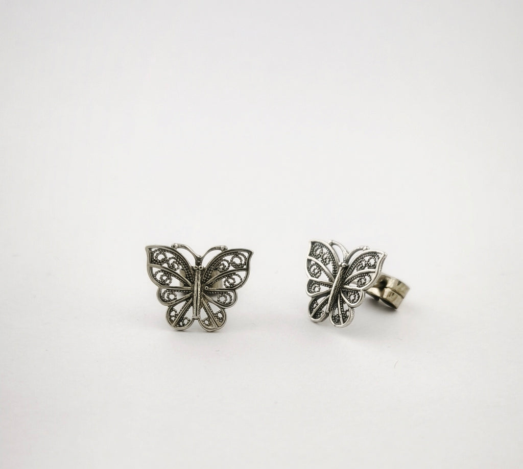 Arete Mariposa Ébano