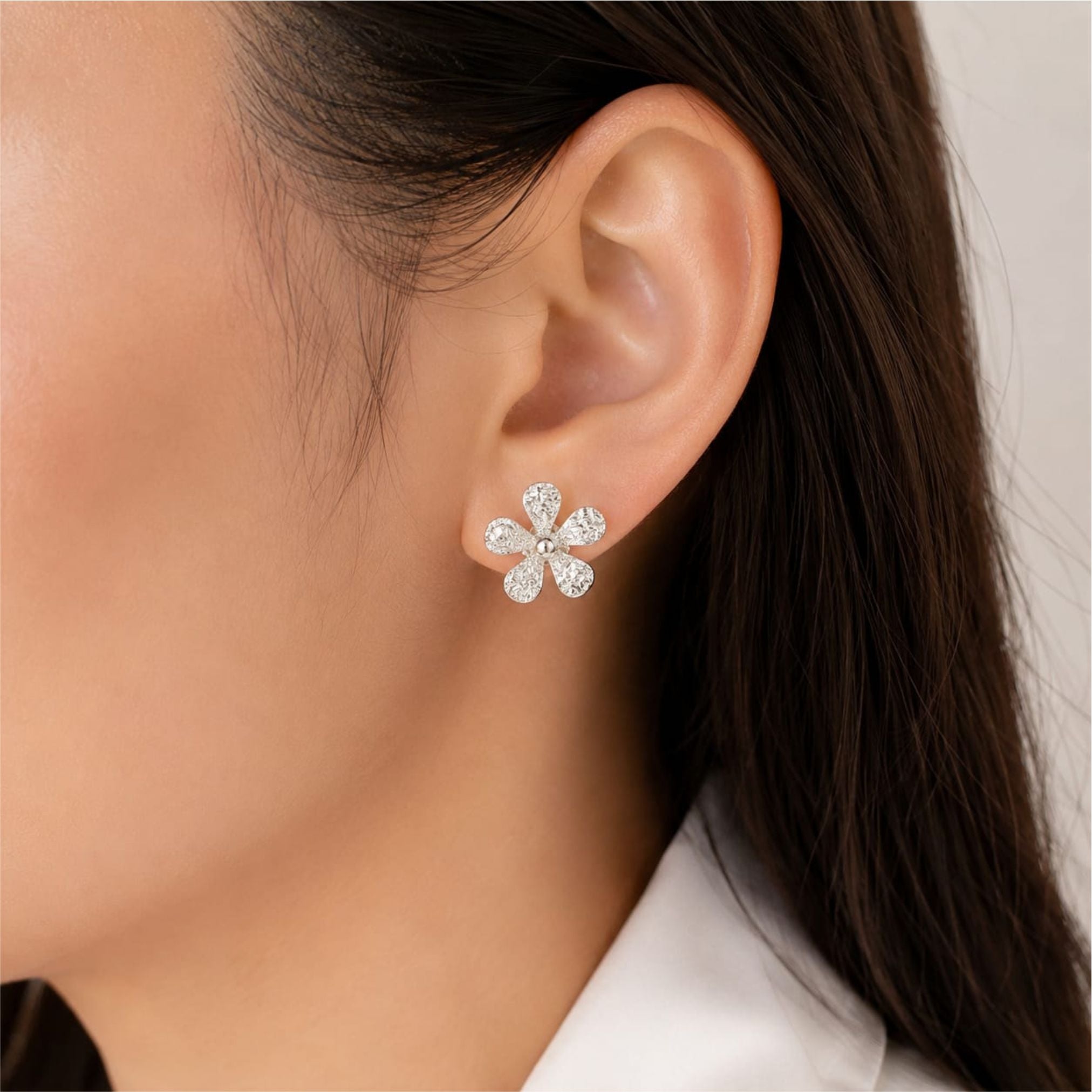 Arete Flor Alba