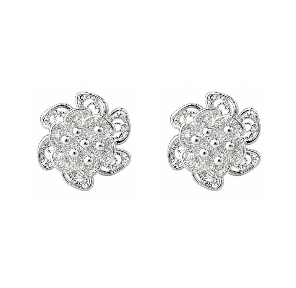 Arete Flor Filigrana