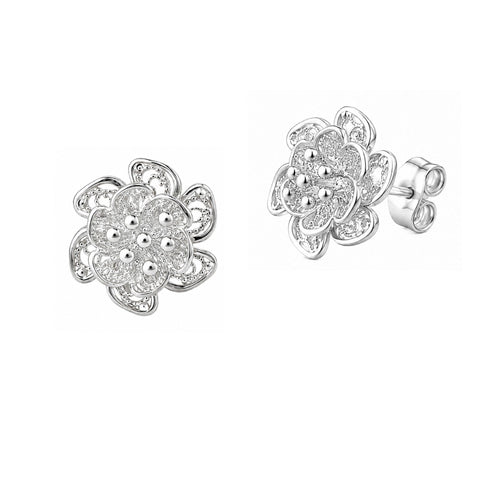 Arete Flor Filigrana