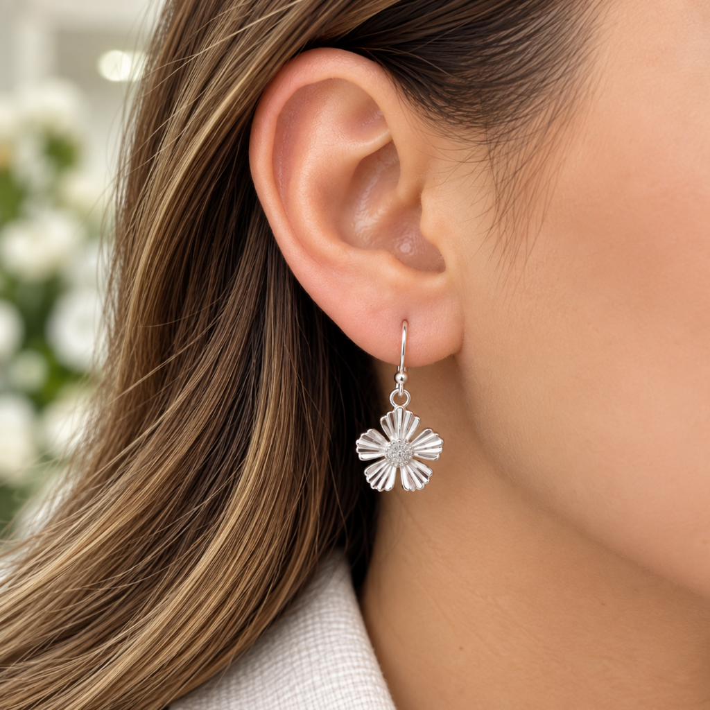 Aretes Flor Radiante