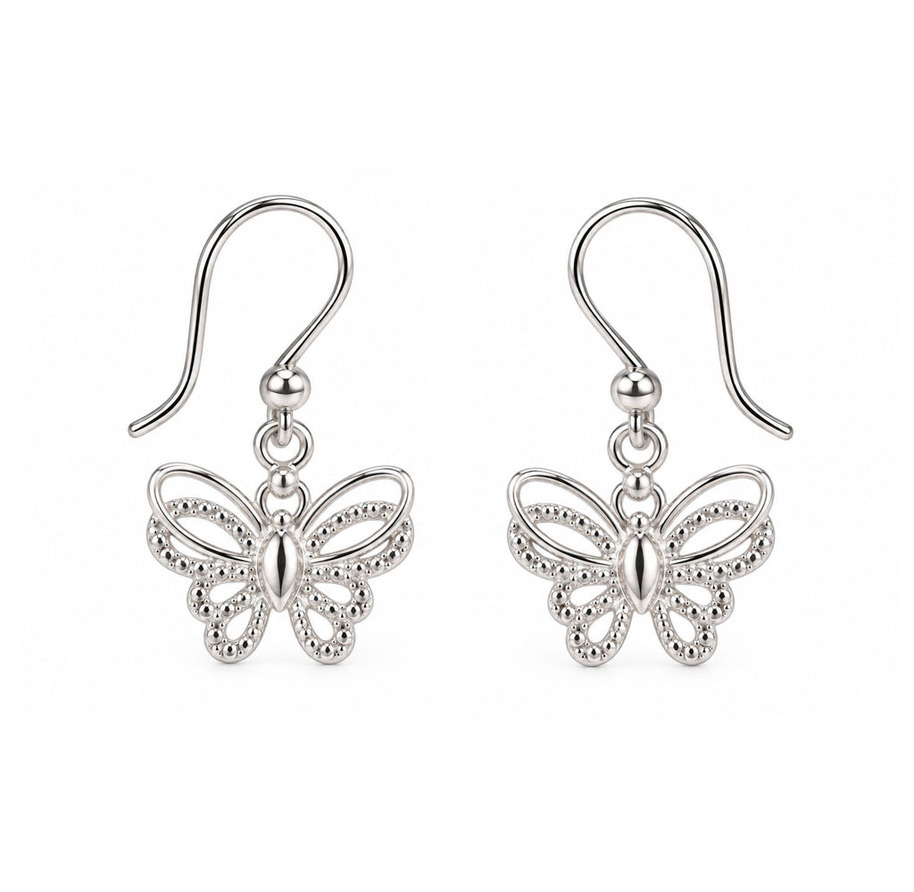 Aretes Colgantes Mariposa Encanto