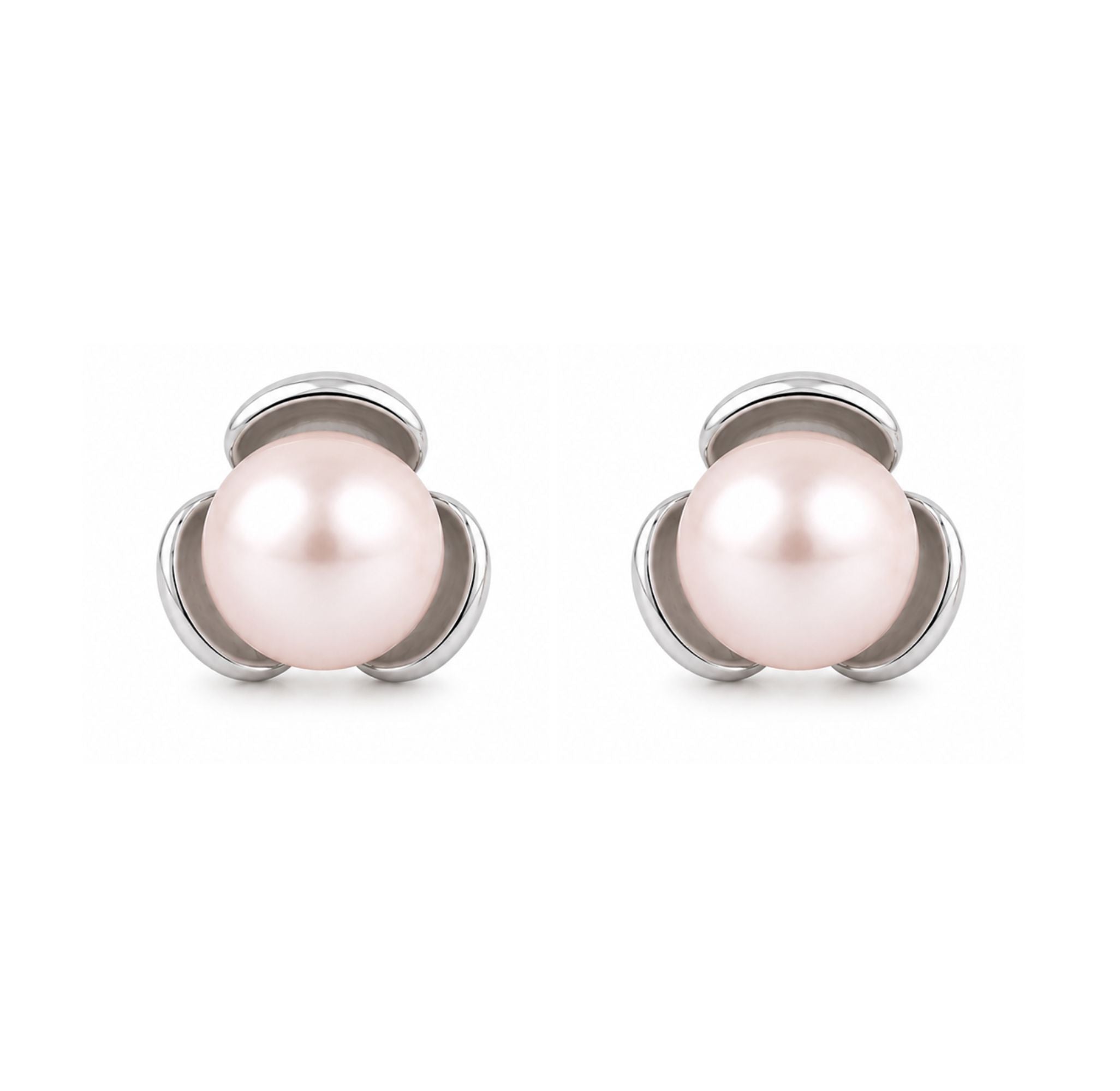 Arete Reversible Roseta Perla