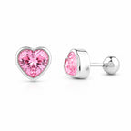 Arete Reversible Corazon Pink