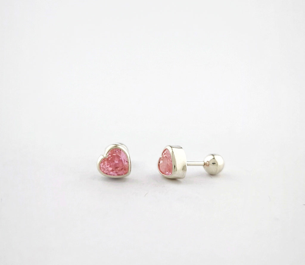 Arete Reversible Corazon Pink