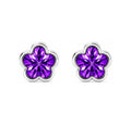 Arete Floral Amatista