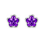 Arete Floral Amatista