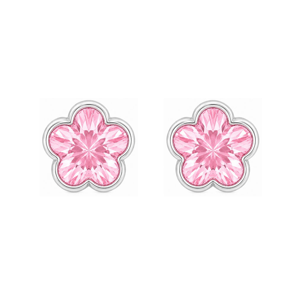 Arete Floral Rosado