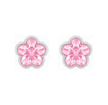 Arete Floral Rosado
