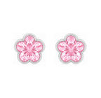 Arete Floral Rosado
