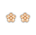 Arete Floral Topacio