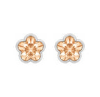 Arete Floral Topacio