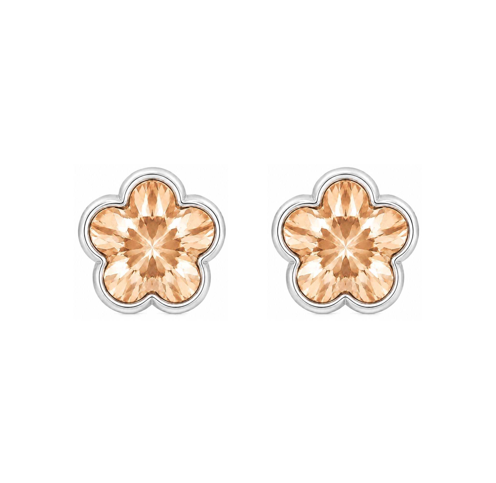 Arete Floral Topacio