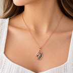 Collar Virgen Gold Rose