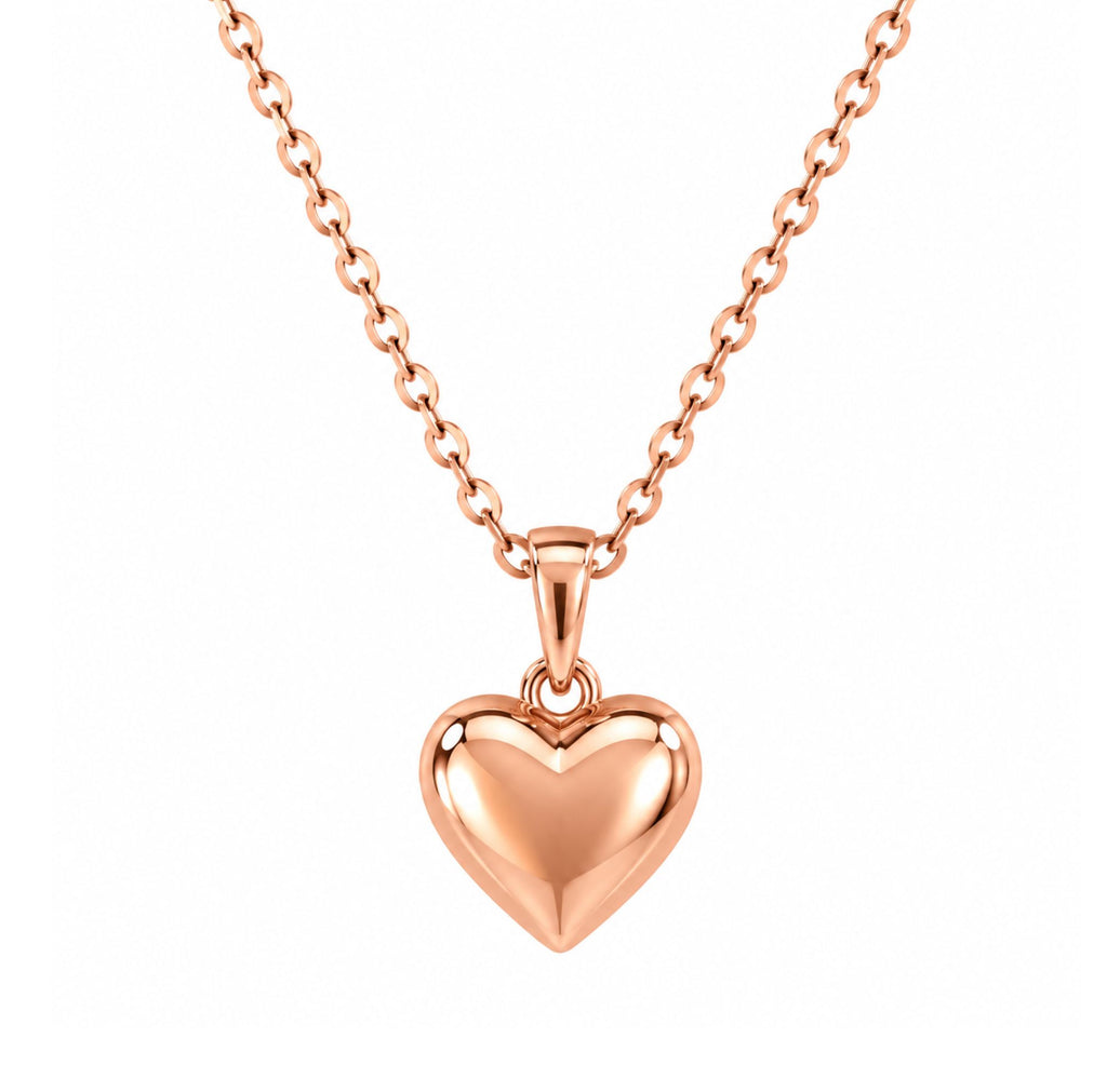 Collar Corazón Esencia Gold Rose