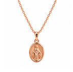 Collar Virgen Milagrosa Gold Rose