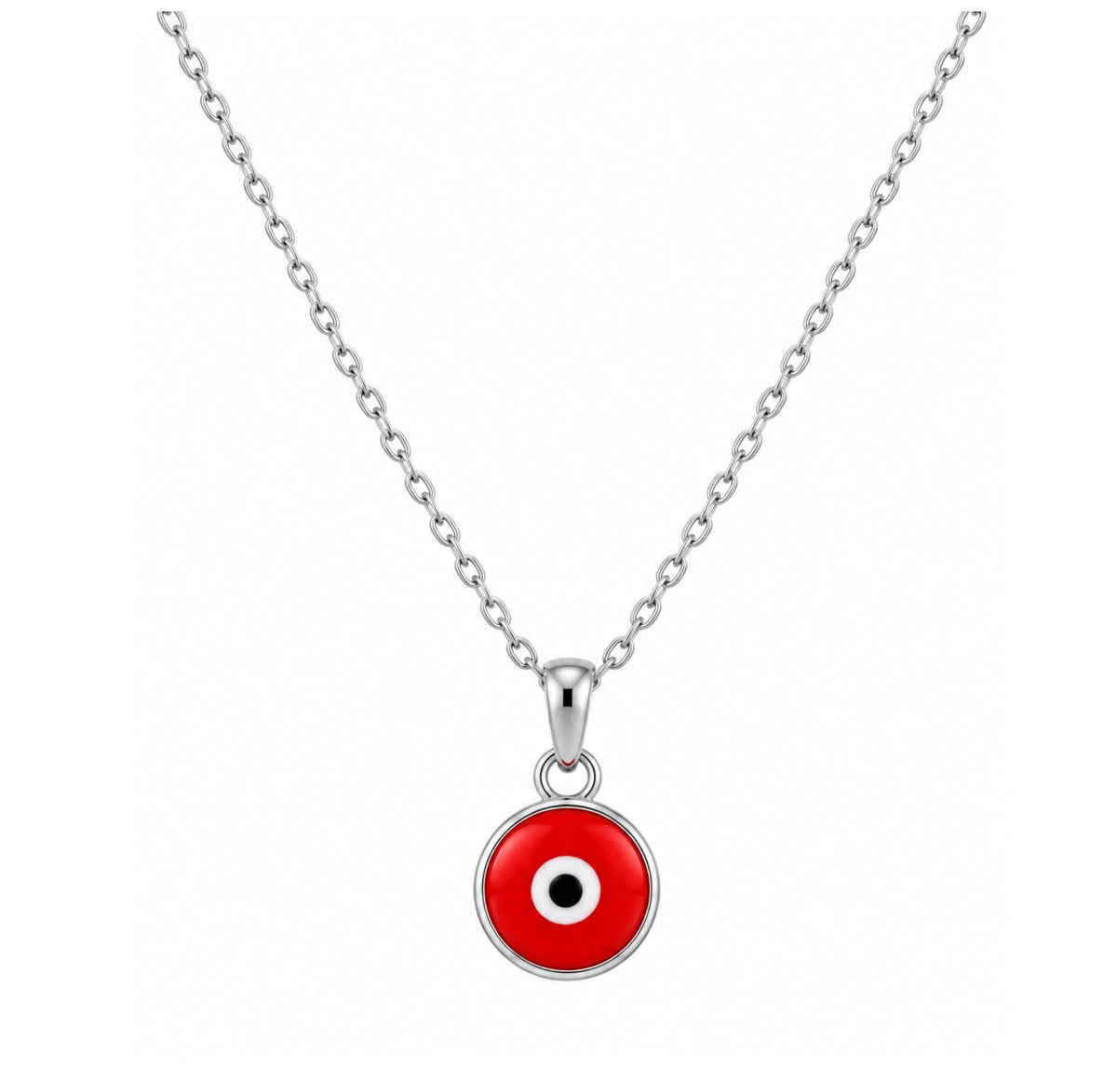 Collar Ojo Turco Rojo – Protección y Buena Energía