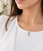 Collar Arcángel Zadquiel – Transformación, Fe y Luz