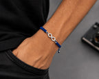 Pulsera Amuleto Infinito Azul
