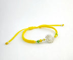 Pulsera Tejida Girasol