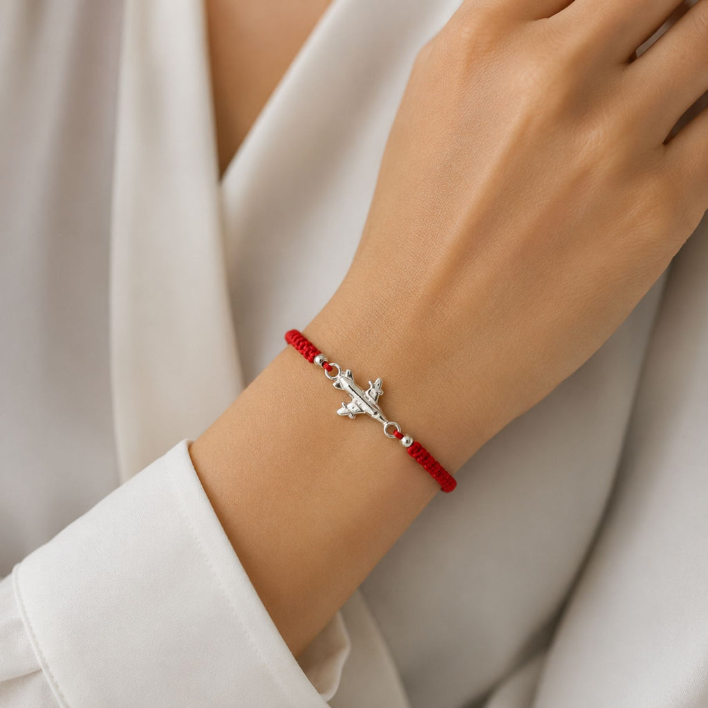 Pulsera Tejida Avión