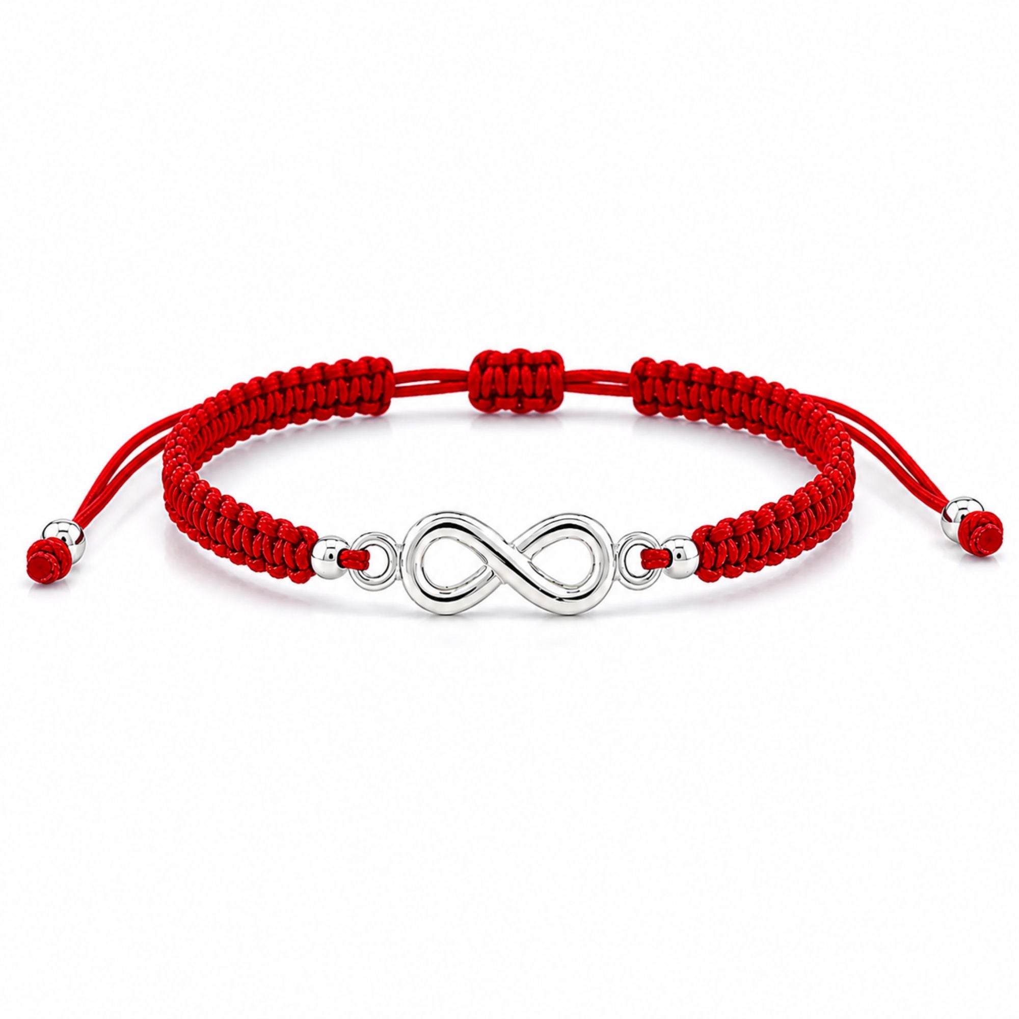 Pulsera Amuleto Infinito Rojo