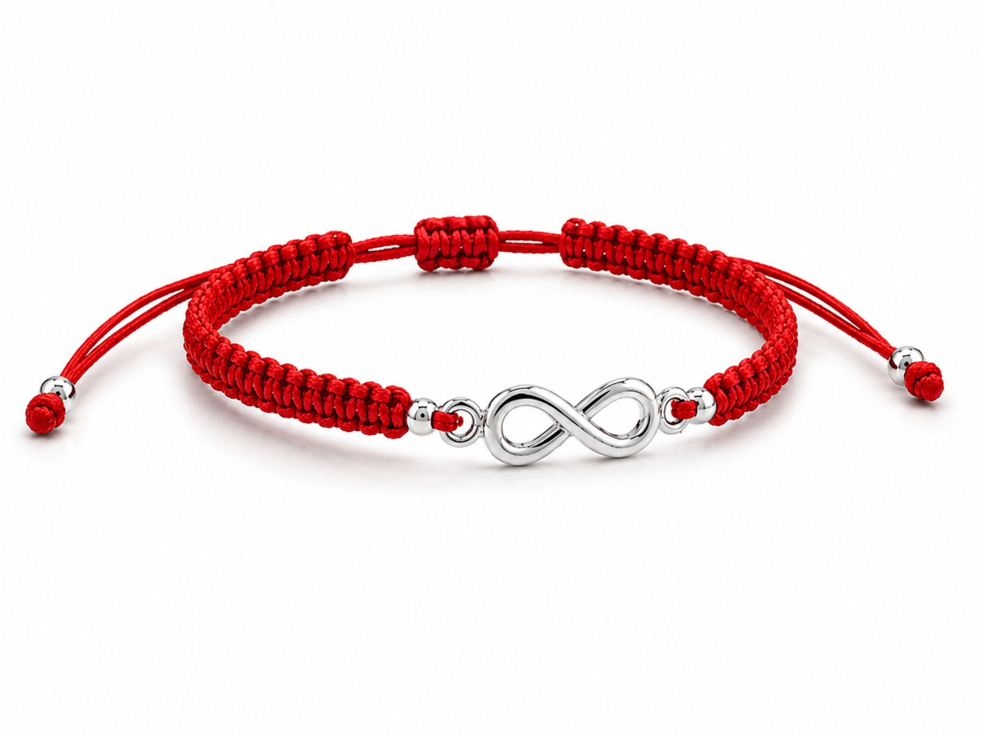 Pulsera Amuleto Infinito Rojo