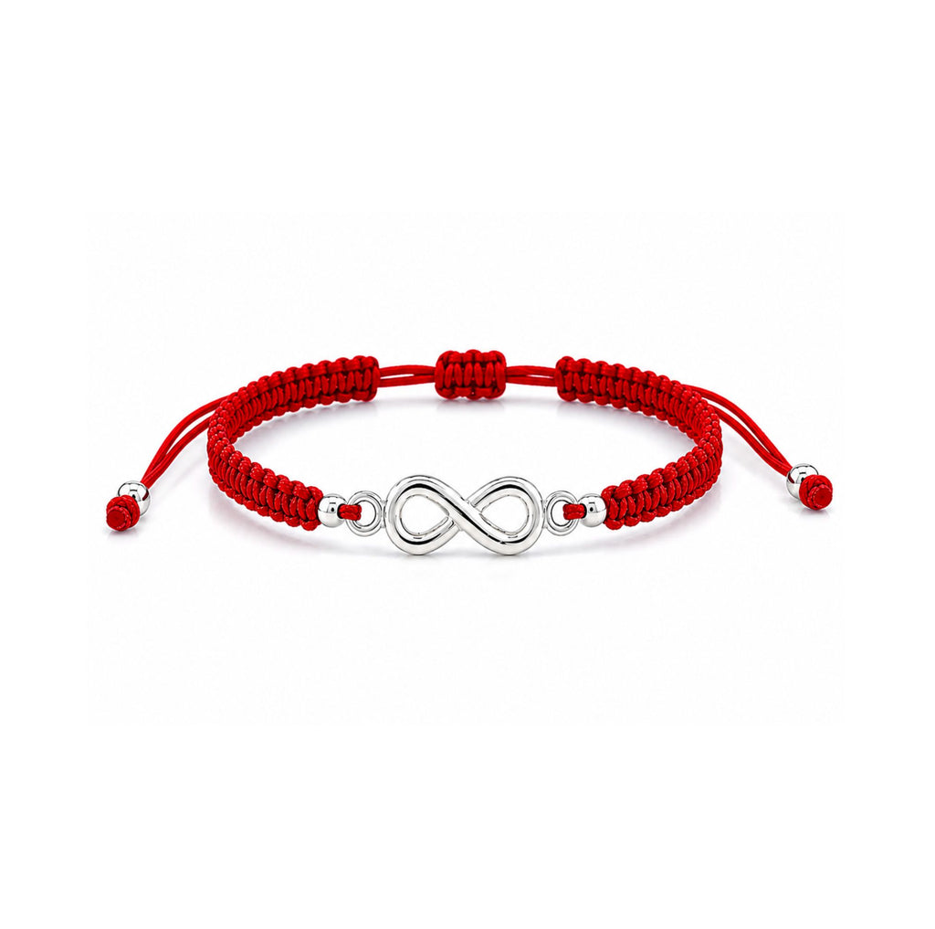 Pulsera Amuleto Infinito Rojo