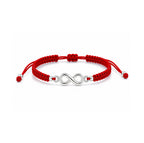 Pulsera Amuleto Infinito Rojo