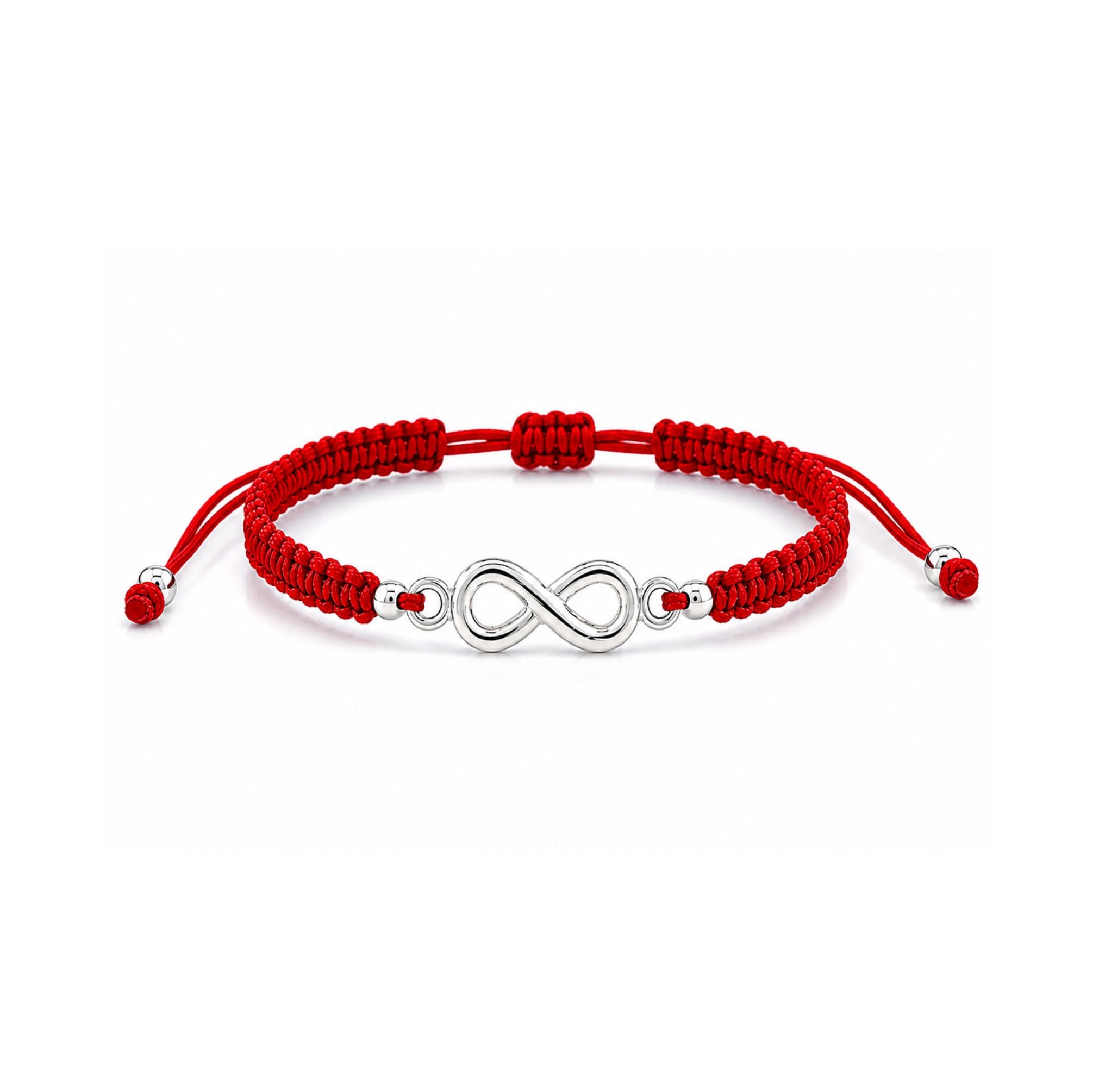 Pulsera Amuleto Infinito Rojo