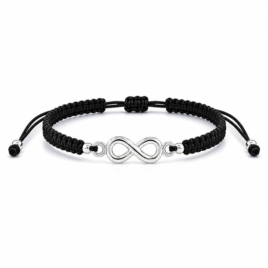 Pulsera Amuleto Infinito Negro