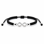Pulsera Amuleto Infinito Negro