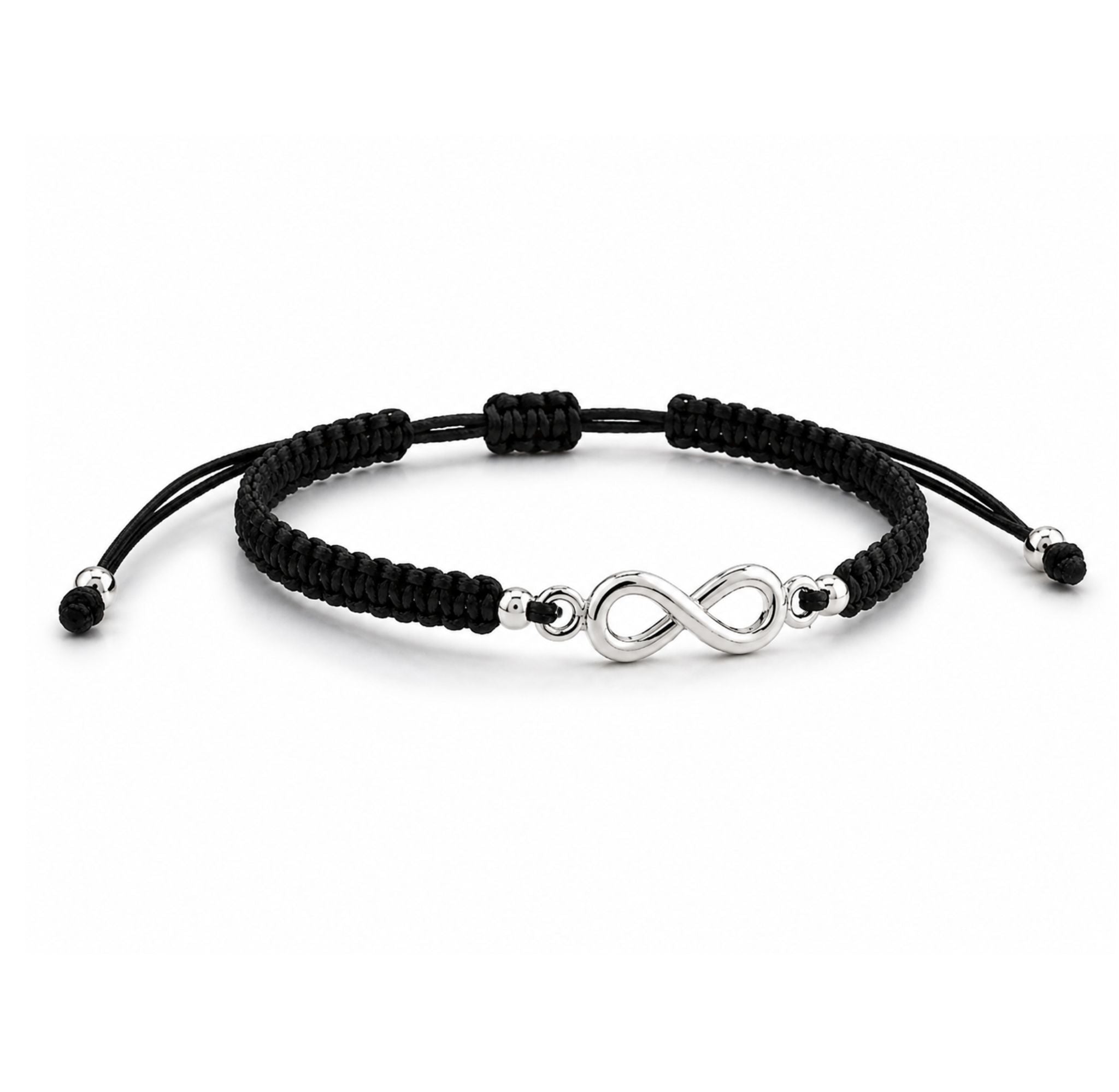 Pulsera Amuleto Infinito Negro