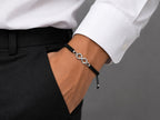 Pulsera Amuleto Infinito Negro