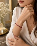 Pulsera Tejida Huayruro
